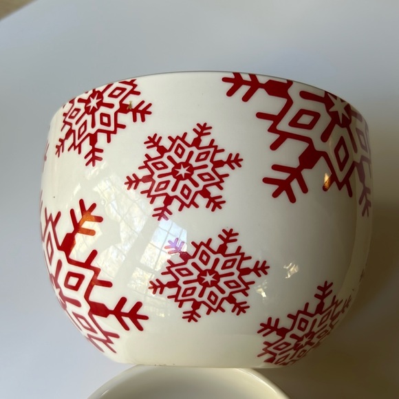 Vintage Set of CRATE & BARREL  Christmas Nesting Bowls - Picture 5 of 7